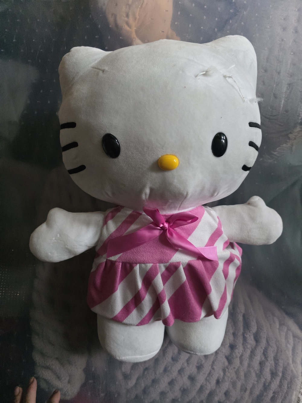 Hello Kitty Greeter Style Plush Doll - White & Pink Dress